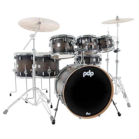 PDP by DW Concept Maple CM7 Charcoal Burst