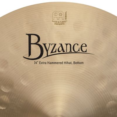 Meinl Hi Hat 14" Byzance Traditional Extra Hammered B14EHH 2