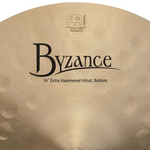 Meinl Hi Hat 14" Byzance Traditional Extra Hammered B14EHH