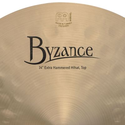 Meinl Hi Hat 14" Byzance Traditional Extra Hammered B14EHH