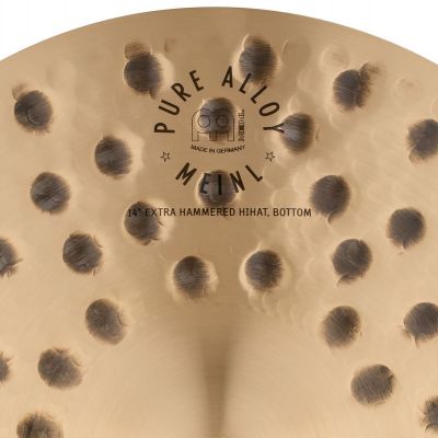 Meinl Hi Hat 14" Pure Alloy Hi Hat Extra Hammered PA14EHH 2