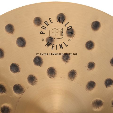 Meinl Hi Hat 14" Pure Alloy Hi Hat Extra Hammered PA14EHH