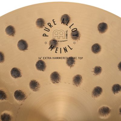 Meinl Hi Hat 14" Pure Alloy Hi Hat Extra Hammered PA14EHH