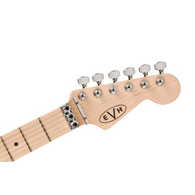 EVH Striped Series Circles Guitarra Eléctrica White and Black