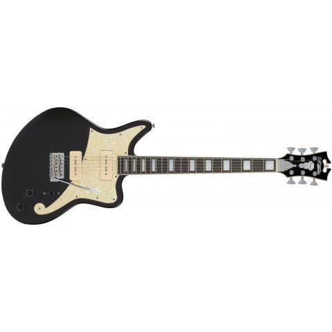 D'Angelico Premier Bedford Black Flake Guitarra Eléctrica