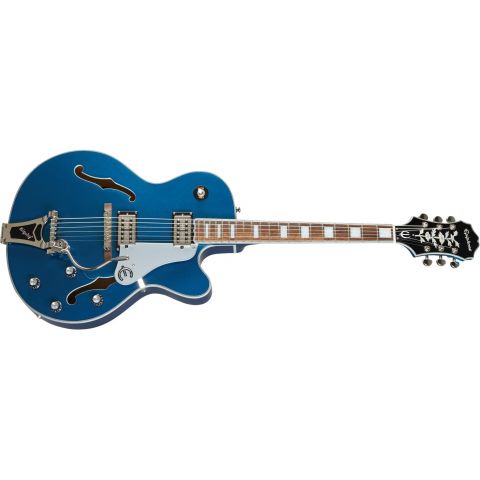 Epiphone Emperor SwingSter Guitarra Eléctrica Delta Blue Metallic