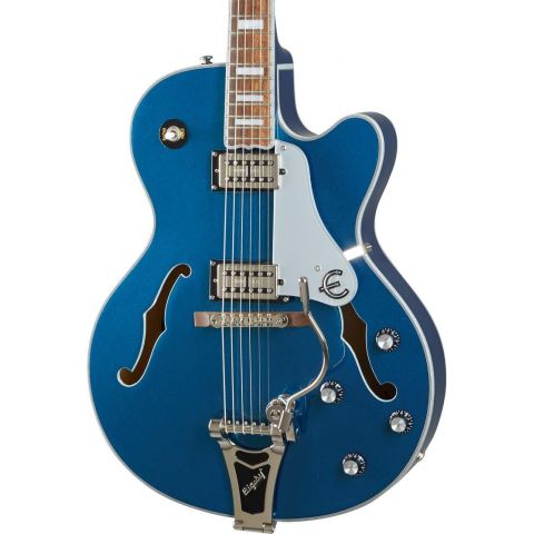 Epiphone Emperor SwingSter Guitarra Eléctrica Delta Blue Metallic