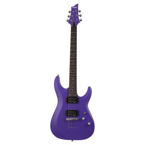 Schecter C6 Deluxe Satin Purple Guitarra Eléctrica