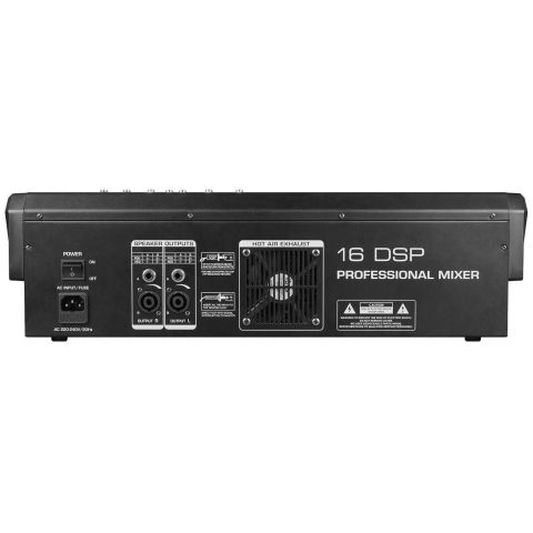 EK AUDIO KW12E MESA DE MEZCLAS  AMPLIFICADA Y CON EFECTOS