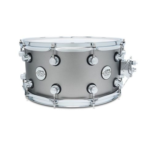 DW Design 14x7" Limited Edition Titanium Satin Maple Lacquer