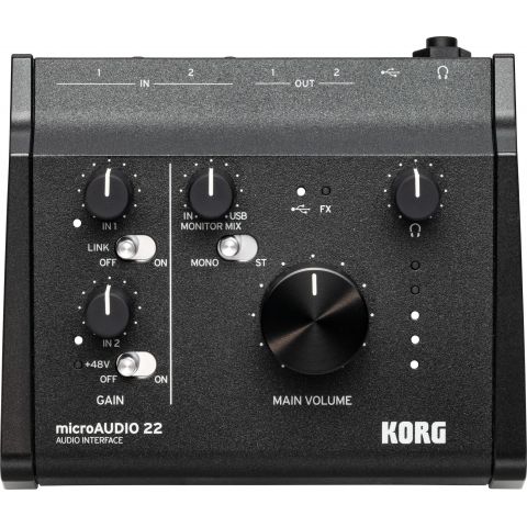 Korg MICROAUDIO22 Interface de Audio USB