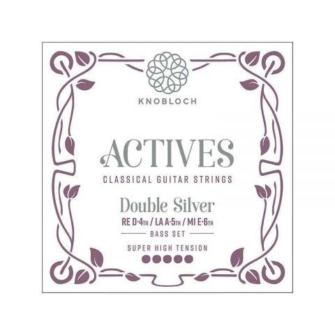 Knobloch Act. Double Silver 600ADS juego de bajos Super High para las gamas C.X, Q.Z y S.N
