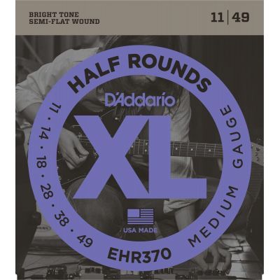 DADDARIO EHR370 HALF ROUNDS MEDIUM [11-49] JUEGO ELECTRICA