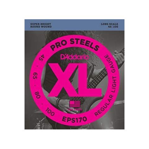 DADDARIO EPS170 PROSTEELS REGULAR LIGHT [45-100] JUEGO BAJO