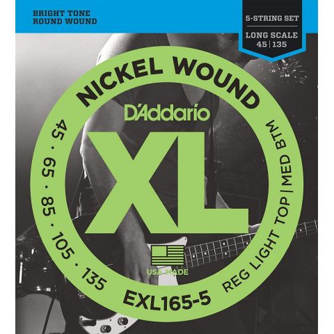 DADDARIO EXL165-5 5 CUERDAS JUEGO BAJO