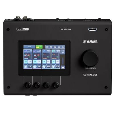 Yamaha URX22B Interfaz de audio USB tipo C Negra