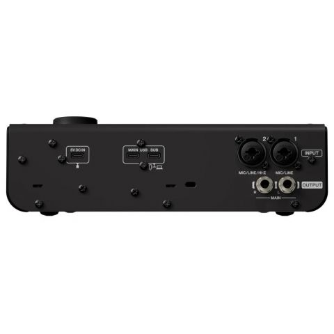Yamaha URX22B Interfaz de audio USB tipo C Negra