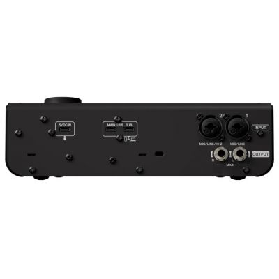 Yamaha URX22B Interfaz de audio USB tipo C Negra