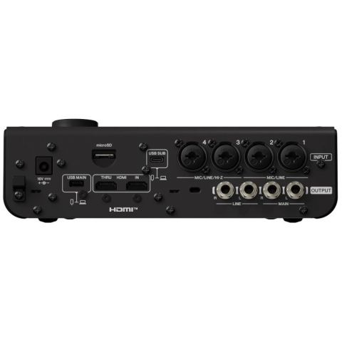Yamaha URX44V B Interface de Audio   Video Negra