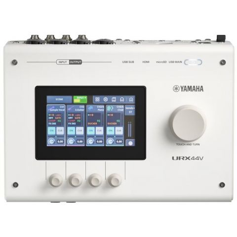 Yamaha URX44V W Interface de Audio y Video Blanca