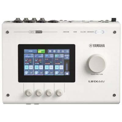 Yamaha URX44V W Interface de Audio y Video Blanca