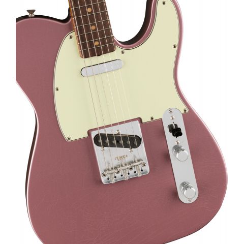 Fender LTD Vintera II Road Worn '60s Telecaster RW, Burgundy Mist Metallic Guitarra Eléctrica