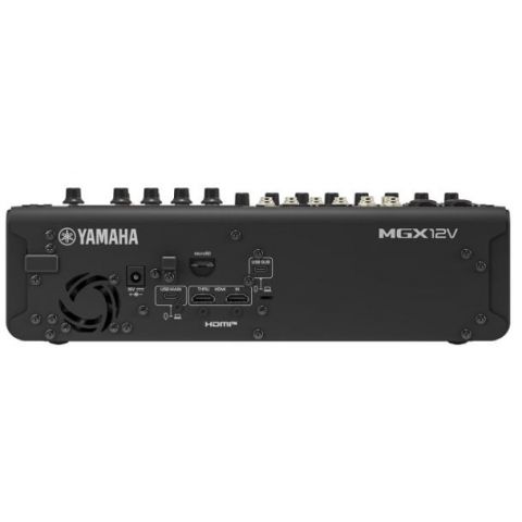 Yamaha MGX12V B Mesa de Mezclas Digital + Interfaz de Video Negra