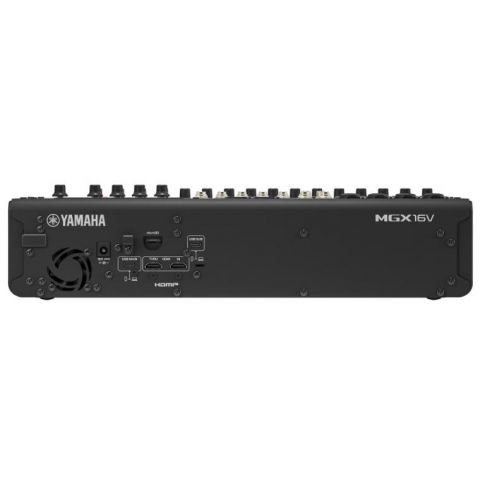 Yamaha MGX16V B Mesa de Mezclas Digital + Interfaz de Video Negra