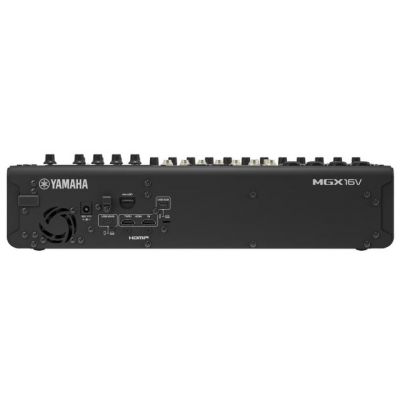 Yamaha MGX16V B Mesa de Mezclas Digital + Interfaz de Video Negra