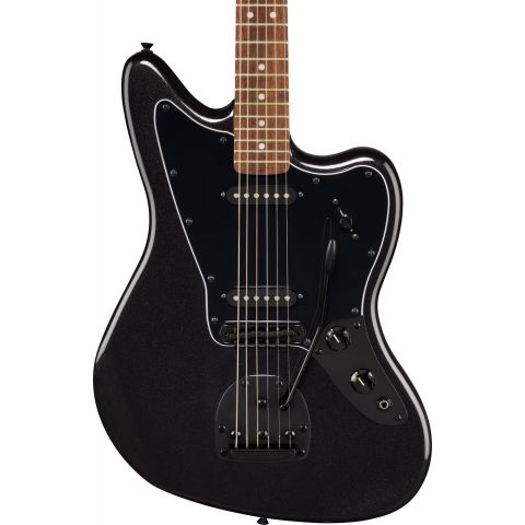 Squier FSR Affinity Jaguar, Metallic Black Guitarra Eléctrica