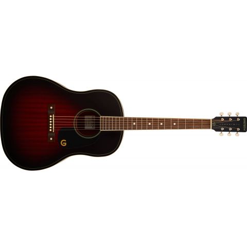Gretsch Jim Dandy Dreadnought Mah Wpg Deep Cherry Burst Guitarra Acústica