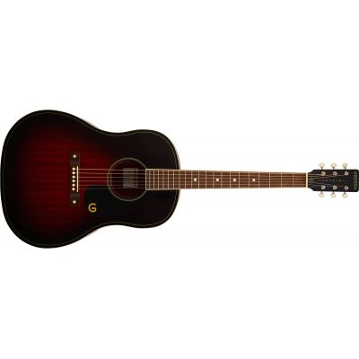 Gretsch Jim Dandy Dreadnought Mah Wpg Deep Cherry Burst Guitarra Acústica