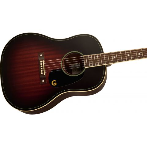 Gretsch Jim Dandy Dreadnought Mah Wpg Deep Cherry Burst Guitarra Acústica