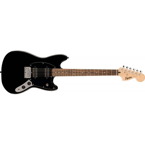 Squier Sonic Mustang HH LF Black Guitarra Eléctrica