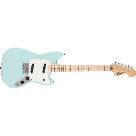 Squier Sonic Mustang MN Daphne Blue Guitarra Eléctrica