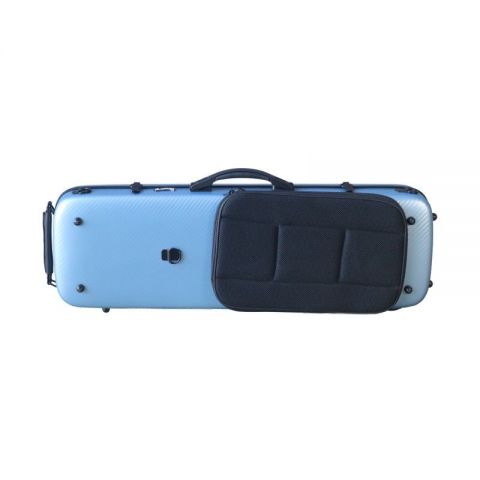 Estuche violín Artist Dynamic policarbonato rectangular 4 4 Sky blue Azul cielo