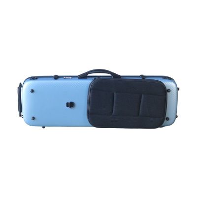 Estuche violín Artist Dynamic policarbonato rectangular 4 4 Sky blue Azul cielo