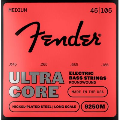 Fender 9250 Ultracore Nickel Plated Steel Ball End 9250M Gauges .045-.105 Cuerdas Bajo Eléctrico