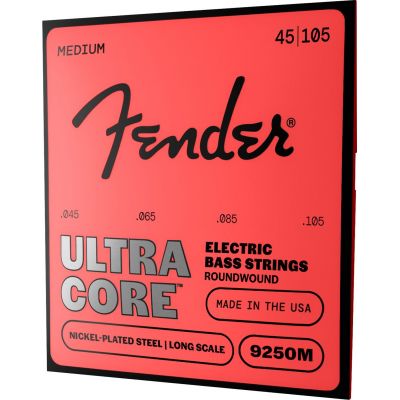 Fender 9250 Ultracore Nickel Plated Steel Ball End 9250M Gauges .045-.105 Cuerdas Bajo Eléctrico