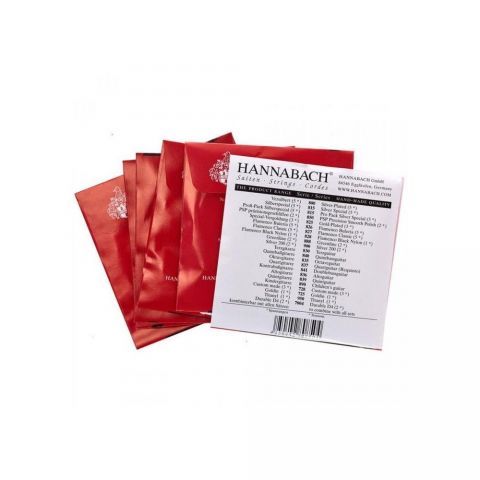 HANNABACH 827-SHT Juego Roja Flamenco