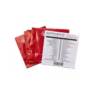 HANNABACH 827-SHT Juego Roja Flamenco