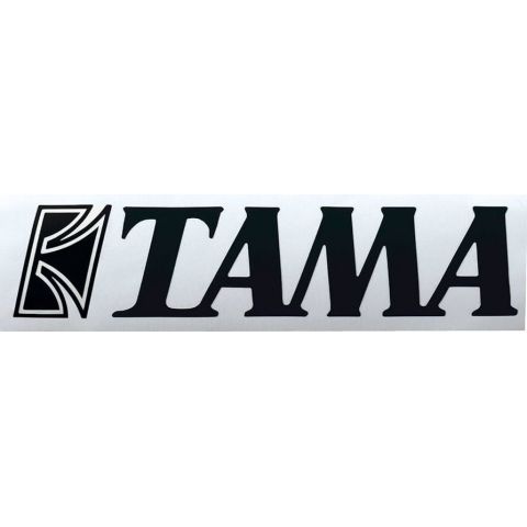 TAMA Logo Sticker (Black   35mm x 150mm)