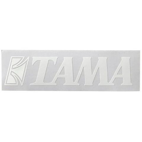 TAMA Logo Sticker (White   35mm x 150mm)