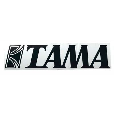 TAMA Logo Sticker (Black   40mm x 190mm)