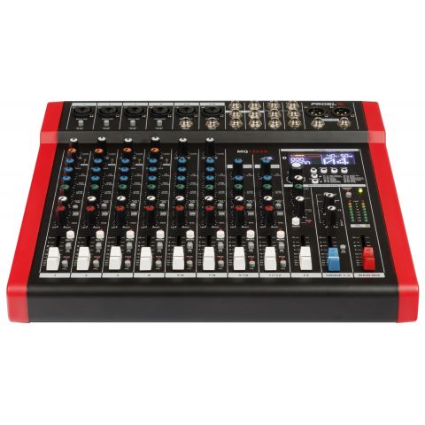 Proel MQ1222X Mezclador Compacto de 12 Canales con Procesador de Efectos Digital, USB y Bluetooth