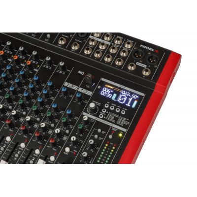 Proel MQ1222X Mezclador Compacto de 12 Canales con Procesador de Efectos Digital, USB y Bluetooth