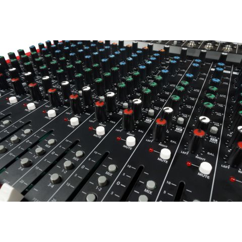 Proel MQ1642X Mezclador Compacto de 16 Canales con 4 Buses, DSP de Efectos, USB y Bluetooth