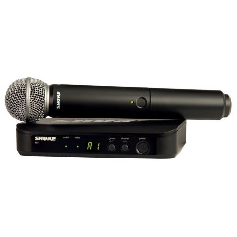 Shure Blx24E Sm58 K3E Sistema Microfono Inalambrico de mano