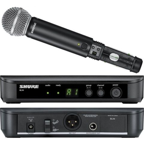 Shure Blx24E Sm58 K3E Sistema Microfono Inalambrico de mano