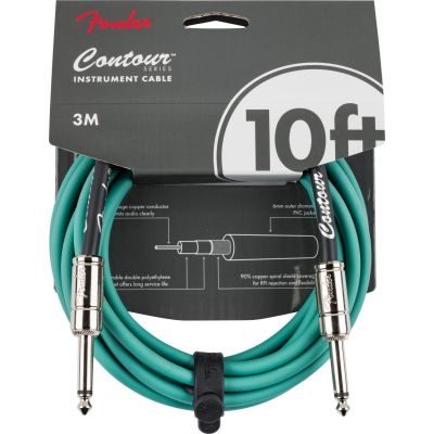 Fender Contour 3M Sherwood Green Cable de Guitarra